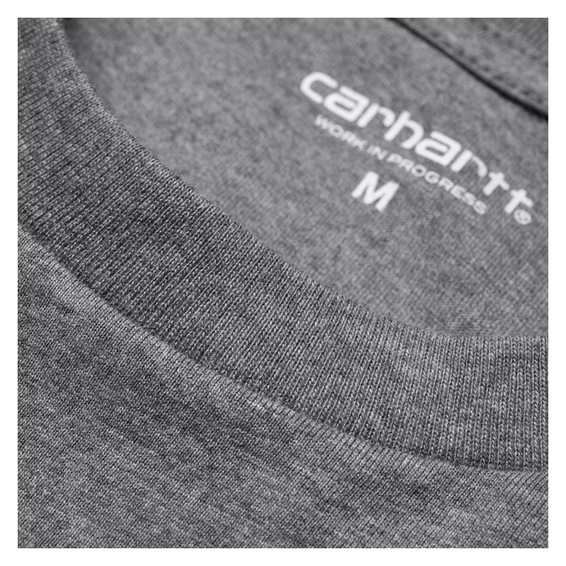 Camiseta Carhartt: SS Pocket T Shirt (Dark Grey Heather)