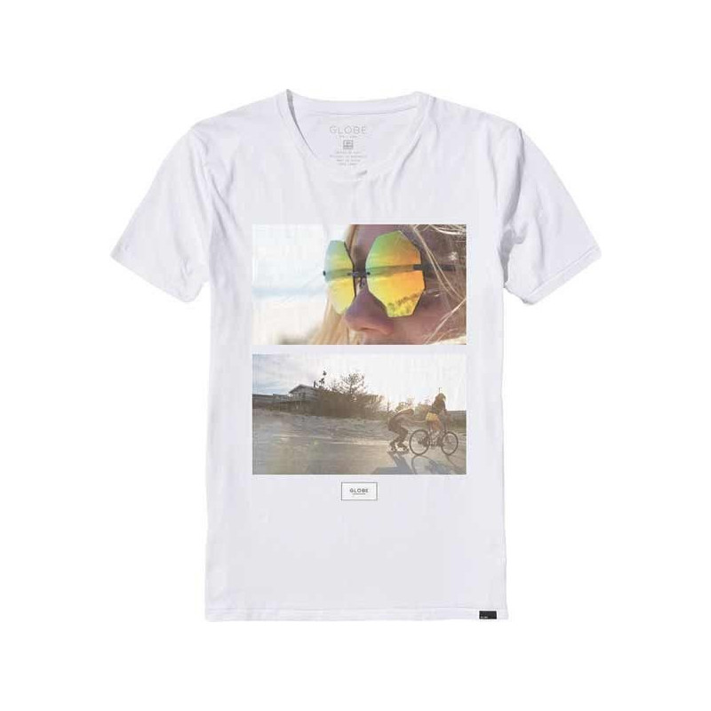 Camiseta Globe: Reflections Tee (White)