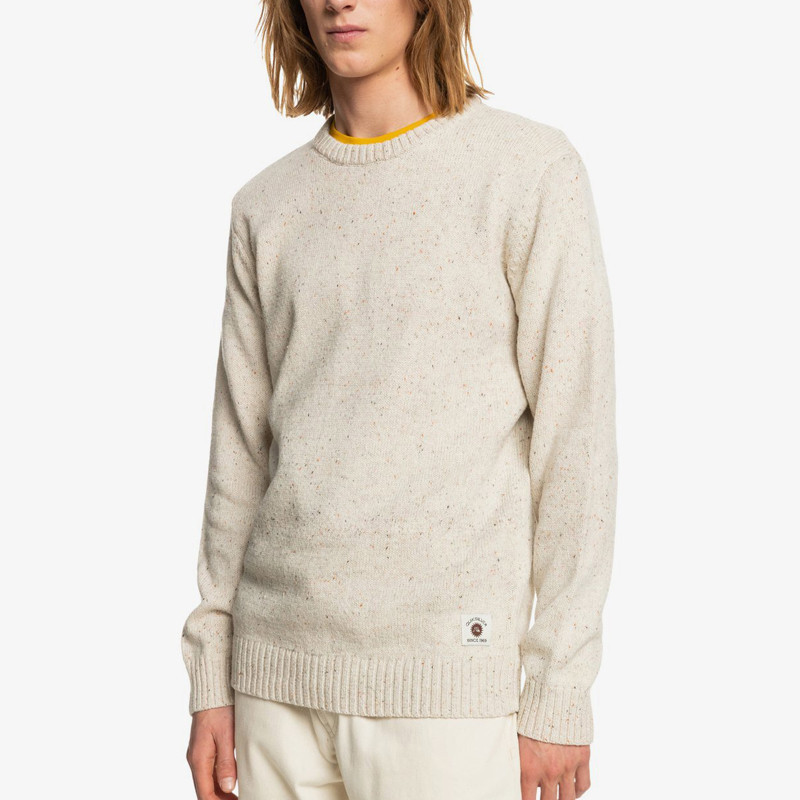 Jersey Quiksilver: Neppy Sweater (Antique White)