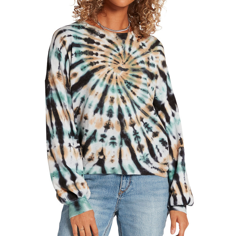 Jersey Volcom: Dye Tying Sweater (Multi)