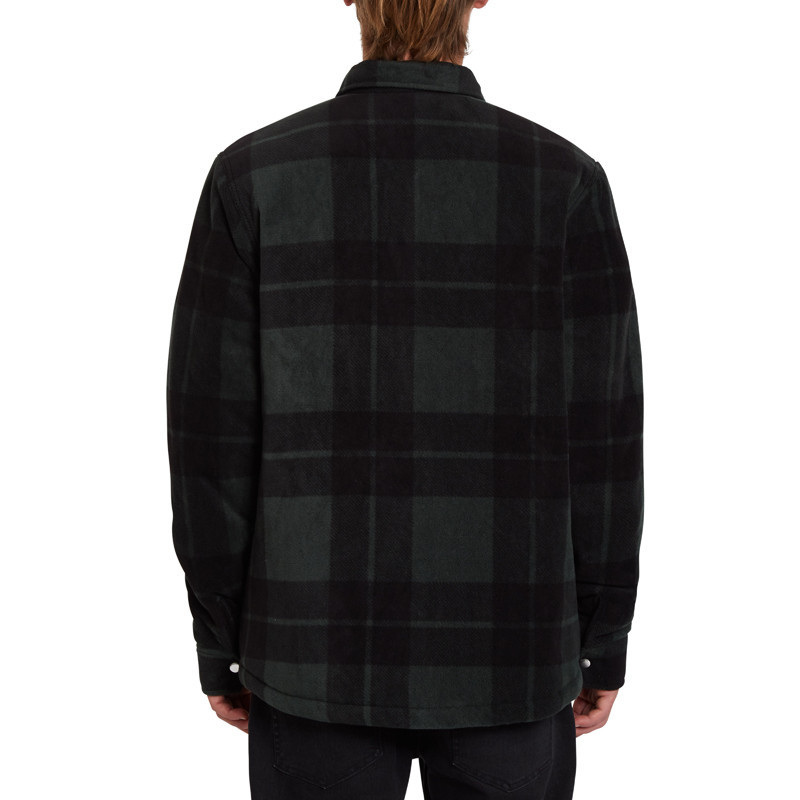 Camisa Volcom: Bowered Fleece LS (Scarab)