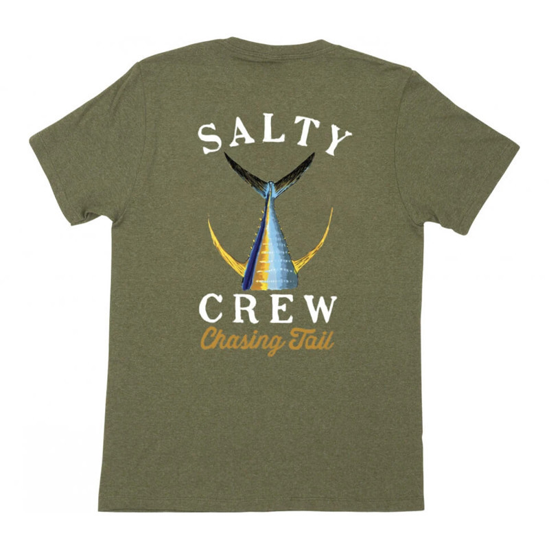 Camiseta Salty Crew: Tailed SS Tee (Forest Heather)