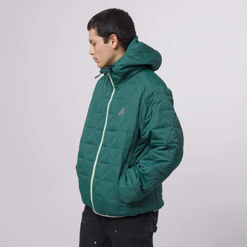 Chaqueta HUF: Polygon Quilted Jacket (Sycamore)