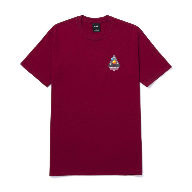 Camiseta HUF: Video Format TT SS Tee (Cardinal)