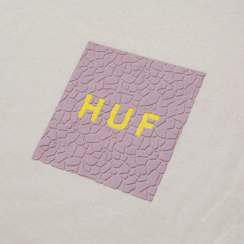 Camiseta HUF: Quake Logo LS Tee (Natural)