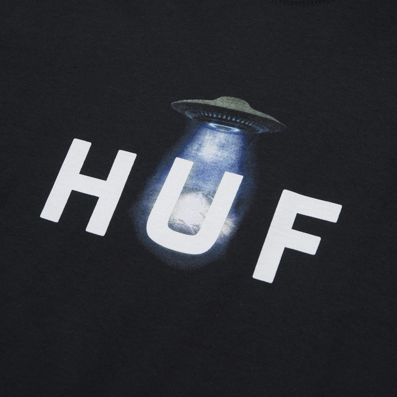 Camiseta HUF: Abducted SS Tee (Black)