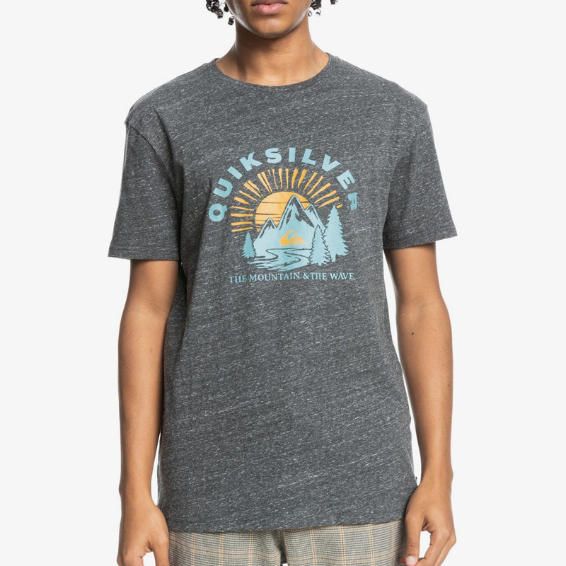Camiseta Quiksilver: Mountain Side SS (Charcoal Heather)