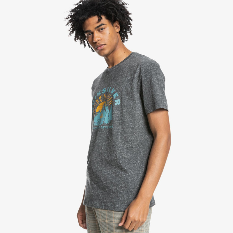 Camiseta Quiksilver: Mountain Side SS (Charcoal Heather)