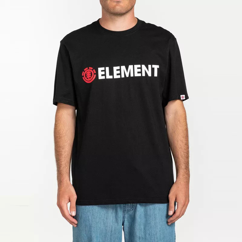 fricción Archivo gato Camiseta outlet Element Blazin SS Flint Black | Atlas Stoked