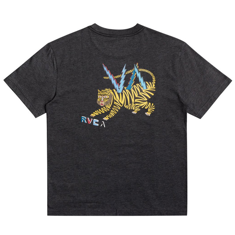 Camiseta RVCA: Ml Tiger (Dark Charcoal)