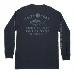 Camiseta Salty Crew: Fishmonger Standard LS Tee (Navy) Salty Crew - 1