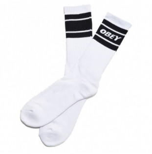 Calcetines Obey: Cooper II Socks (White Black) Obey - 1