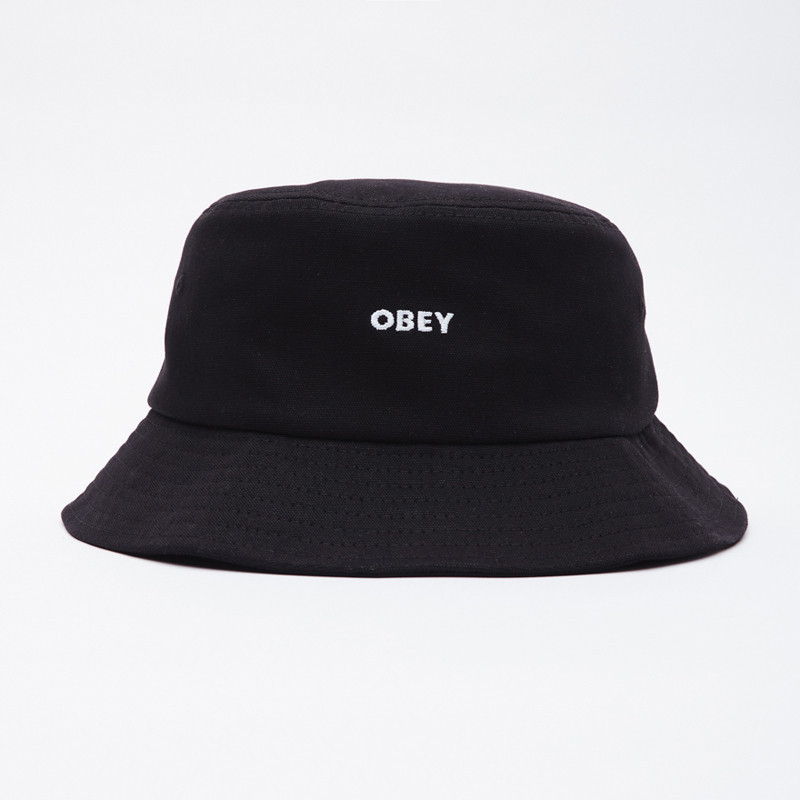 Gorro Obey: Bold Canvas Bucket Hat (Black)