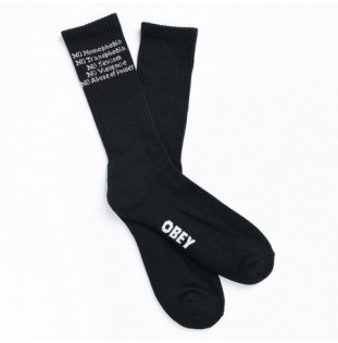 Calcetines Obey: Obey protest Socks (Black) Obey - 1