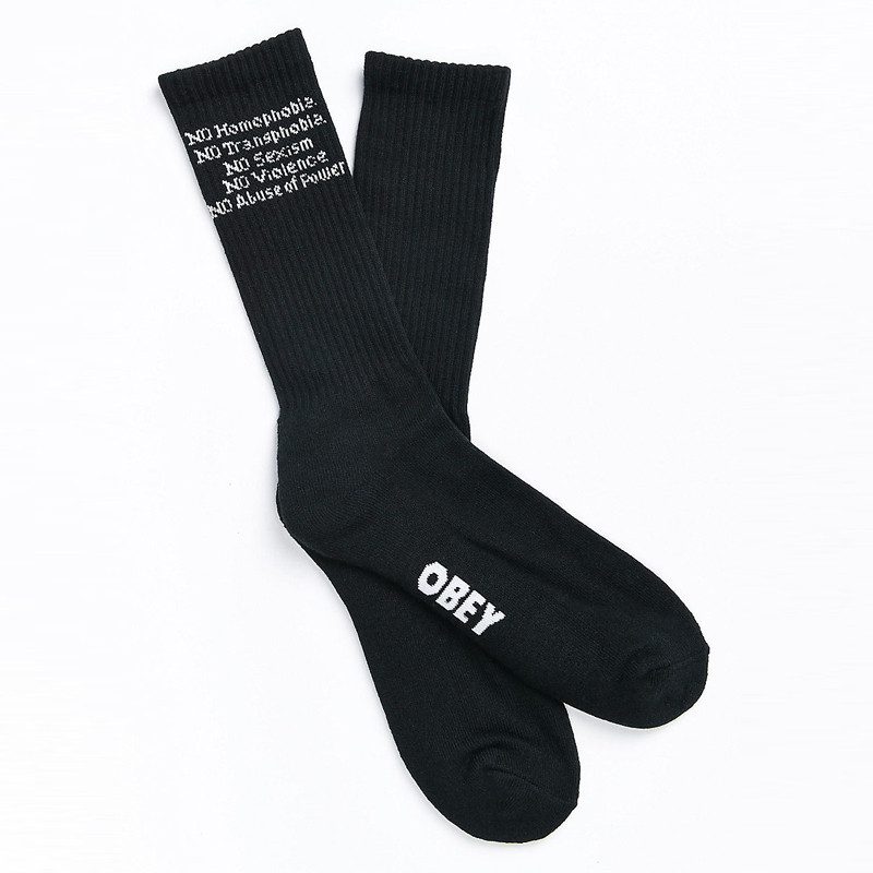 Calcetines Obey: Obey protest Socks (Black)