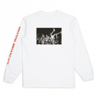 Camiseta Brixton: Clutter LS Stt (White) Brixton - 1