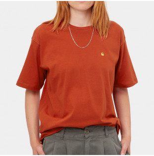 Camiseta Carhartt: W SS Chase T Shirt (Copperton Gold) Carhartt - 1
