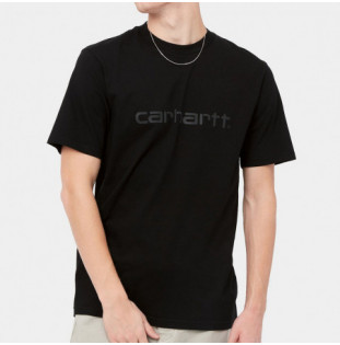 Camiseta Carhartt: SS Script T Shirt (Black Reflective Grey) Carhartt - 1