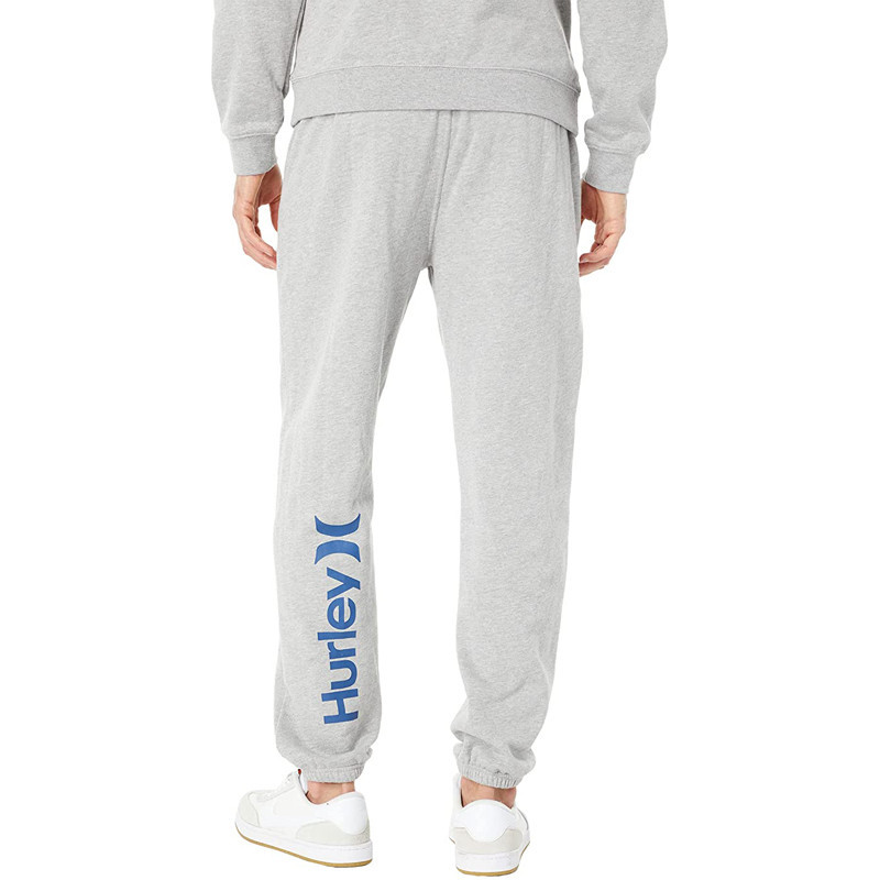 Pantalón Hurley: One And Only Solid Fleece (Dk Grey Ht Blu)