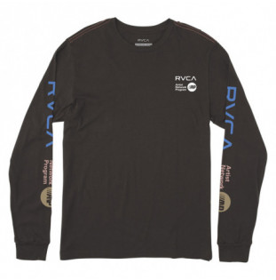 Camiseta RVCA: Anp Long Sleeve (Black Blue) RVCA - 1