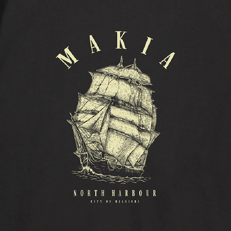 Camiseta Makia: O hoi T Shirt (Black)