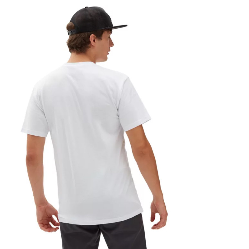 Camiseta Vans: MN Left Chest Logo Tee (White Black)