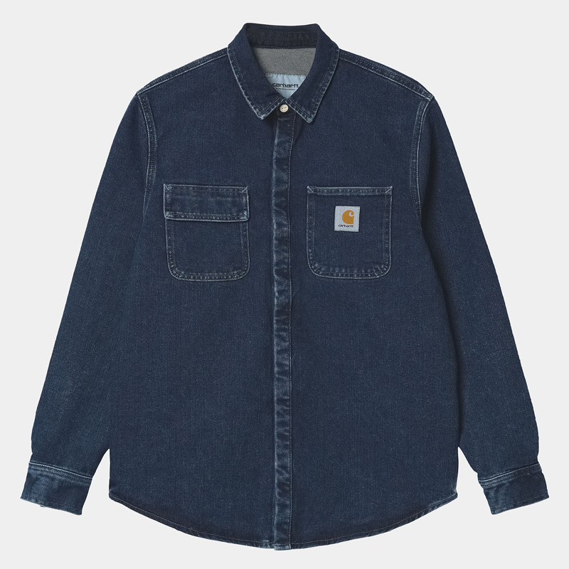Chaqueta Carhartt: Salinac Shirt Jac (Blue Stone Washed)