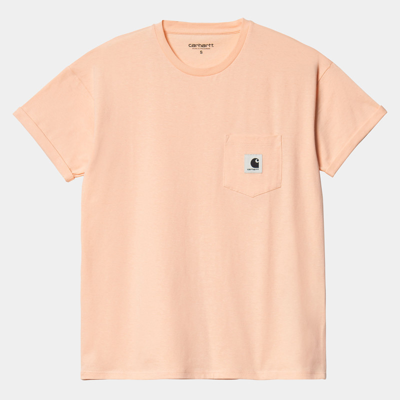 Camiseta Carhartt WIP: W SS Pocket T Shirt (Grapefruit)