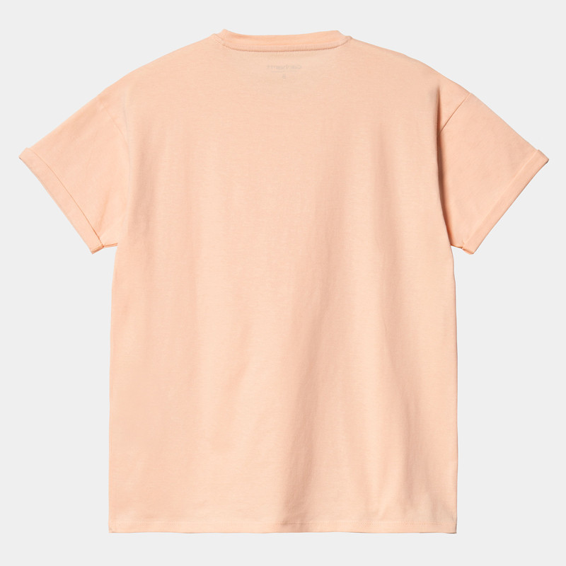 Camiseta Carhartt WIP: W SS Pocket T Shirt (Grapefruit)