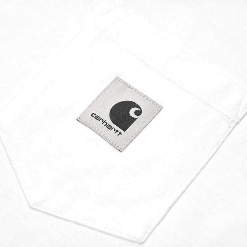 Camiseta Carhartt: W SS Pocket T Shirt (White)