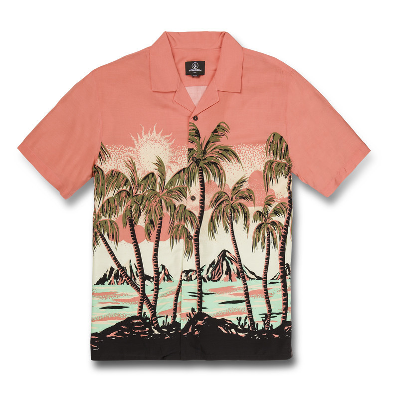 Camisa Volcom: Parodice SS (Living Coral)