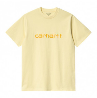 Camiseta Carhartt: SS Script T Shirt (Soft Yellow Popsicle) Carhartt - 1