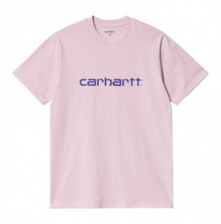 Camiseta Carhartt: SS Script T Shirt (Pale Quartz Razzmic) Carhartt - 1