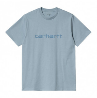 Camiseta Carhartt: SS Script T Shirt (Frosted Blue Icy Water) Carhartt - 1