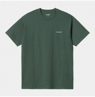 Camiseta Carhartt: SS Script Embroidery (Hemlock Green White) Carhartt - 1