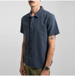 Camisa Rhythm: Classic Linen SS Shirt (Worn navy) Rhythm - 1