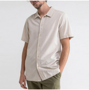 Camisa Rhythm: Classic Linen SS Shirt (Sand) Rhythm - 1