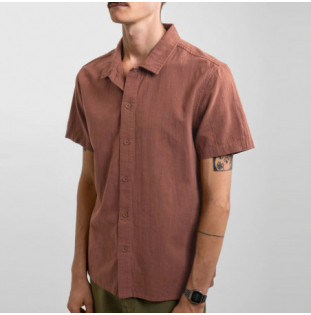 Camisa Rhythm: Classic Linen SS Shirt (Baked clay) Rhythm - 1