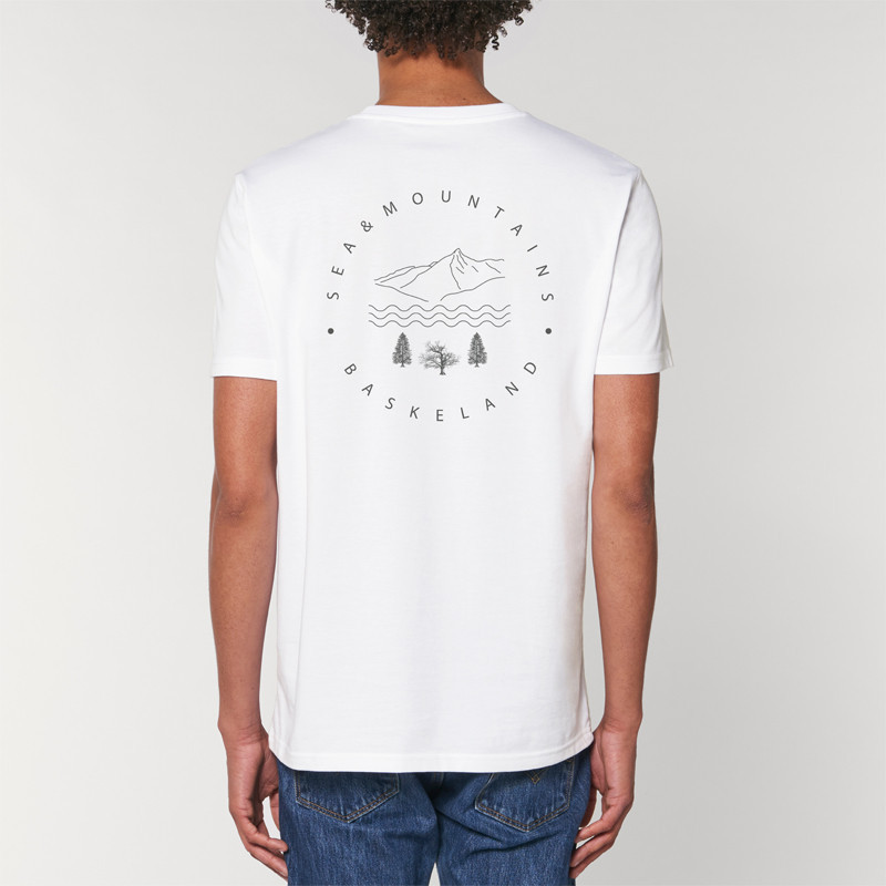 Camiseta Atlas: Itsas & Mendi Tee (White Forest)