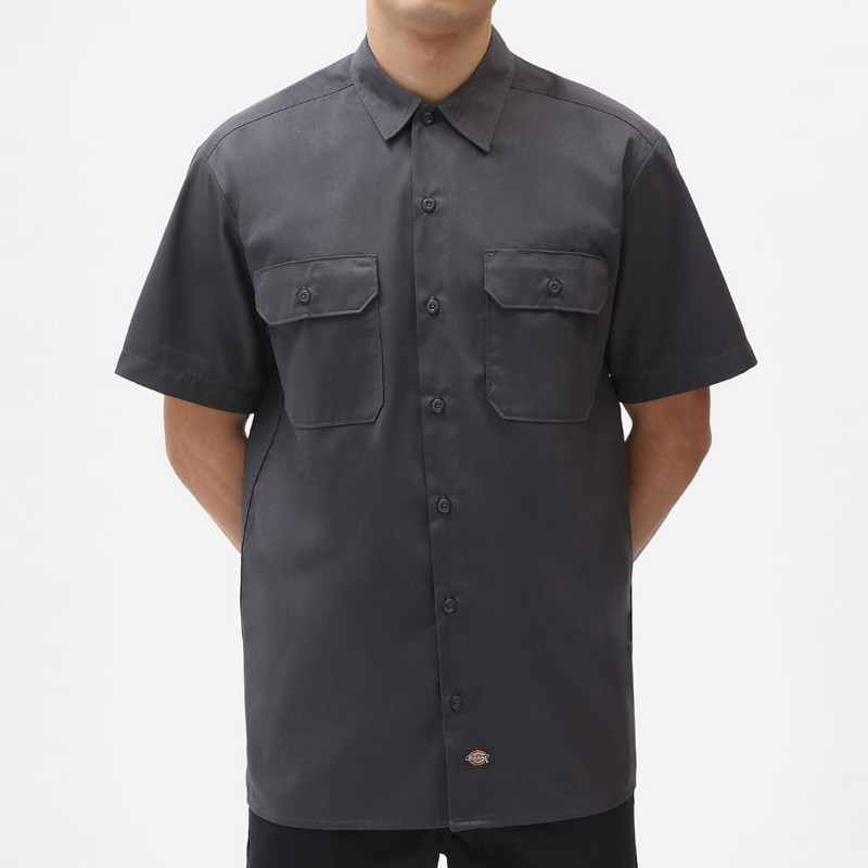 Camisa Dickies: Work Shirt SS Rec (Charcoal Grey)