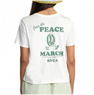 Camiseta RVCA: Peace March SS (Vintage White) RVCA - 1