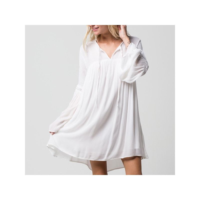 Vestido Volcom: PEACEAZY DRESS (WHITE)