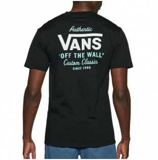 Camiseta Vans: MN Holder St Classic (Black Aquatic White)