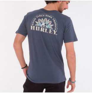 Camiseta Hurley: Evd Wash Dark Tropics Tee SS (Monsoon)
