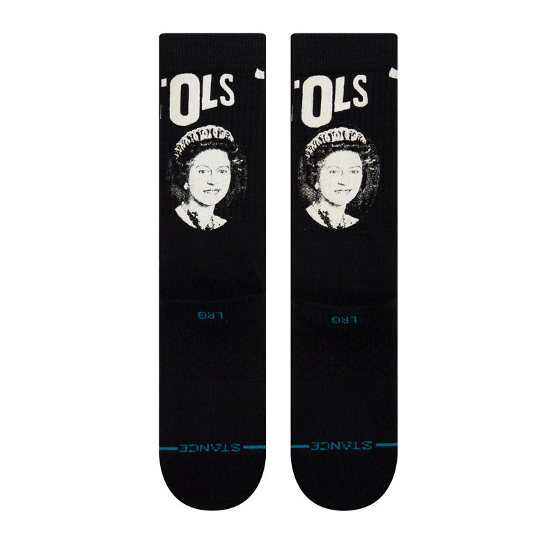 Calcetines Stance: God Save The Queen (Black)