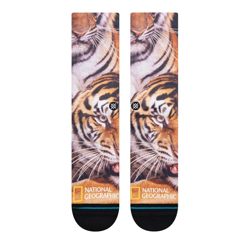 Calcetines Stance: Two Tigers (Black)