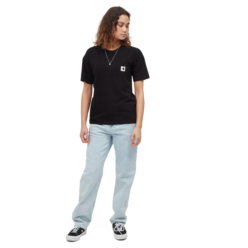Camiseta Carhartt: W SS Pocket T Shirt (Black)