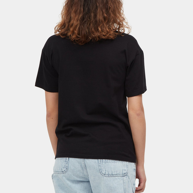 Camiseta Carhartt WIP: W SS Pocket T Shirt (Black)