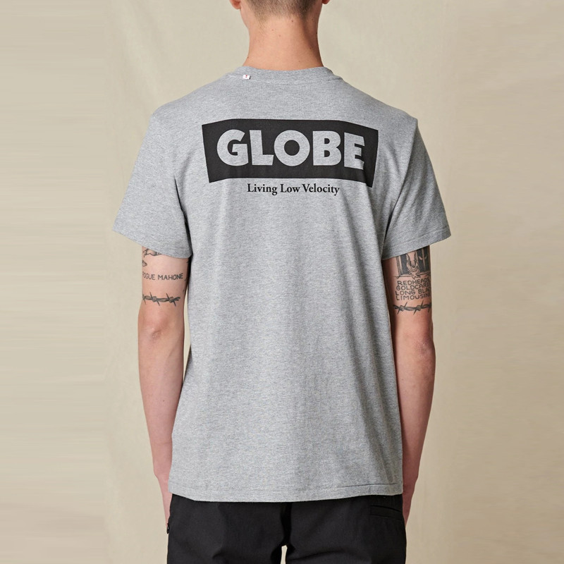 Camiseta outlet Globe Living Low Grey Marle | Atlas
