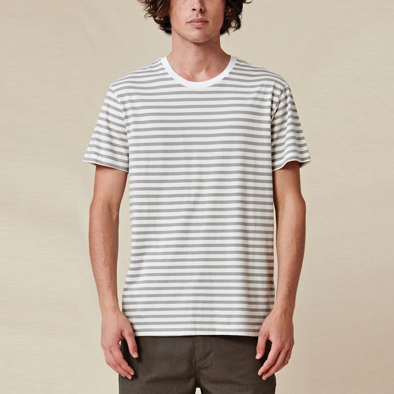 Camiseta Globe: Horizon Striped Tee (White)